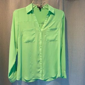 Express button down blouse